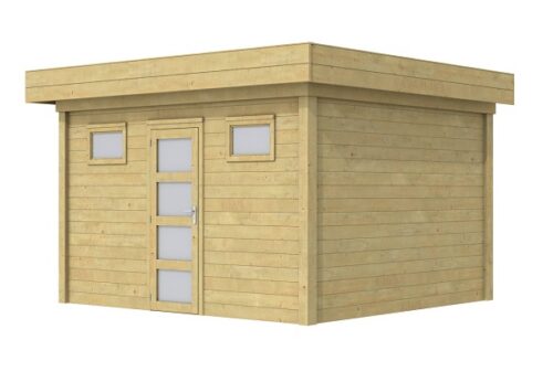 Blokhut Kievit 400x300 cm - geïmpregneerd