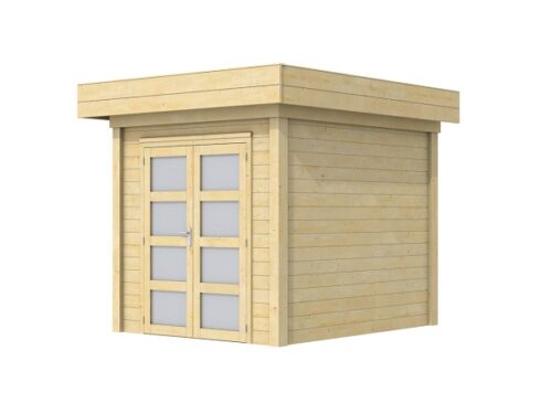 Moderne Blokhut Kolibri 250x250 cm