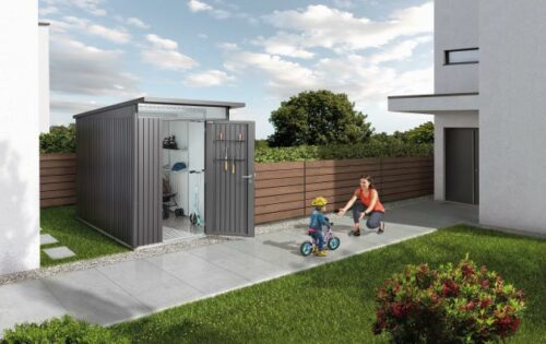 Metalen Berging AvantGarde A3 180x260x218 cm met enkele deur