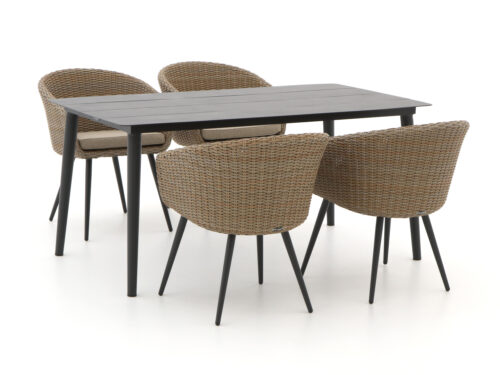 Manifesto Veruno/Sora 160cm dining tuinset 5-delig - Laagste prijsgarantie!