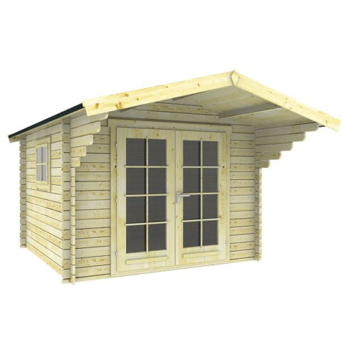 Blokhut 3032 300x300 cm - gecoat