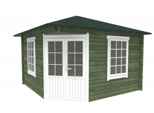 Blokhut 3055G 300x300 cm - gecoat