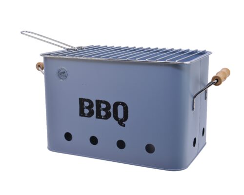 Barbecue Houtskool Zink Handvat - Blauw