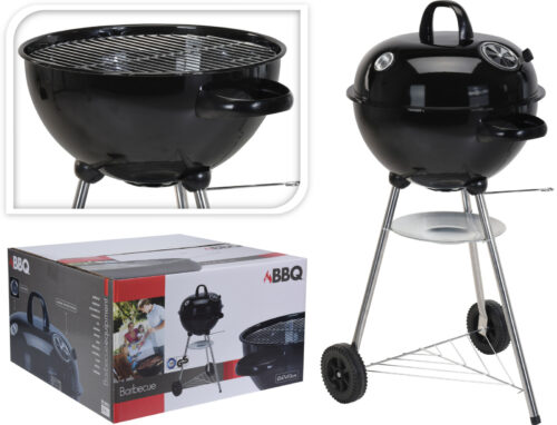 Barbecue Houtskool Bolvorm Zwart - 48cm