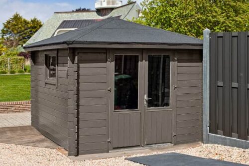 Blokhut Halvar 300x300 cm - geïmpregneerd