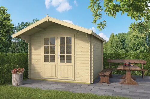 Blokhut Perlund 300x300 cm - geïmpregneerd