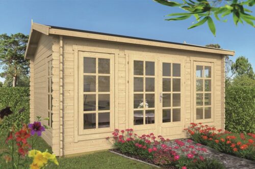 Blokhut Arne 450x350 cm - geïmpregneerd