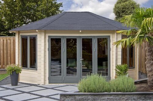 Blokhut Gudrun 525x380 cm