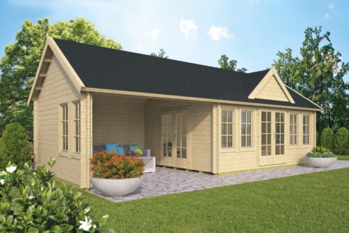 Blokhut Big Ben - 930x400 cm - geïmpregneerd