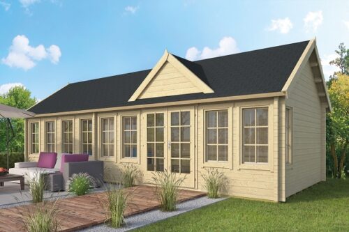 Blokhut Big Lauren 930x400 cm - geïmpregneerd