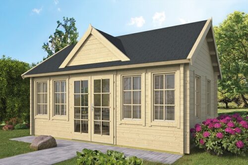 Blokhut Clockhouse Trevor 70mm 550x400 cm - geïmpregneerd