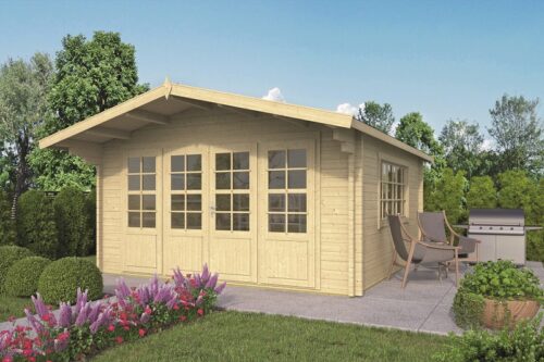 Blokhut Southampton 540x540 cm - geïmpregneerd