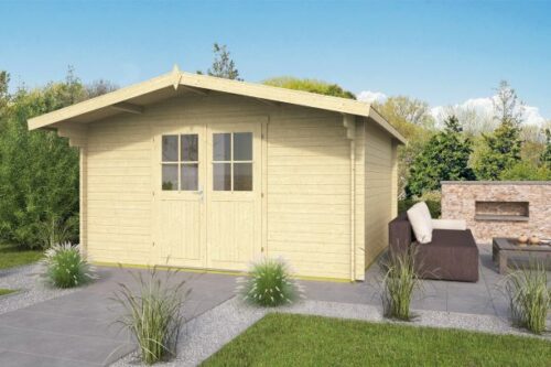 Blokhut Torrent 400x400 cm - geïmpregneerd