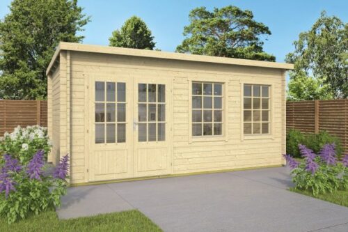 Blokhut Sadie 500x300 cm incl. gratis dakleer