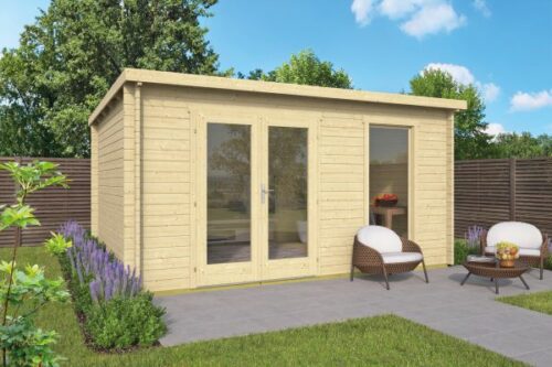 Blokhut Charlie 450x350 cm incl. gratis dakleer