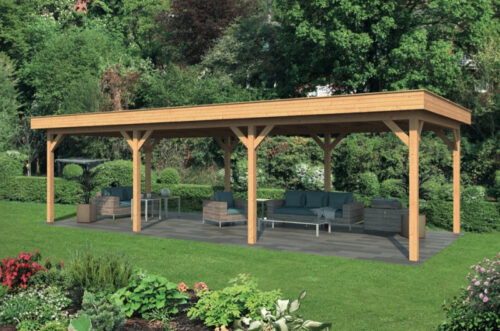 Lariks/Douglas Overkapping Oslo L type 5 blank 690x380cm