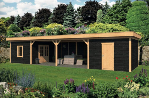 Lariks/Douglas Overkapping Oslo L type 12 blank 903x380cm