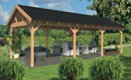 Lariks/Douglas Overkapping Hamar L type 5 690x395 cm