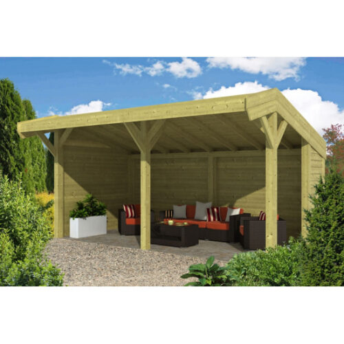 Kapschuur Tongeren Doe-het-zelf (DHZ) 600x390 cm - geïmpregneerde wanden