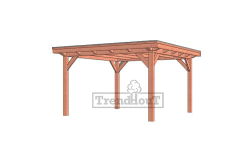 Buitenverblijf Florence 425x425 cm - Plat dak