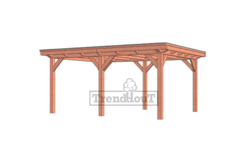 Buitenverblijf Florence 545x425 cm - Plat dak