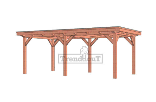 Buitenverblijf Florence 650x360 cm - Plat dak