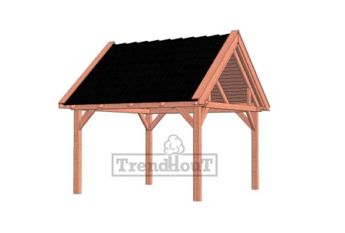 Buitenverblijf zadeldak XL 415x440 cm