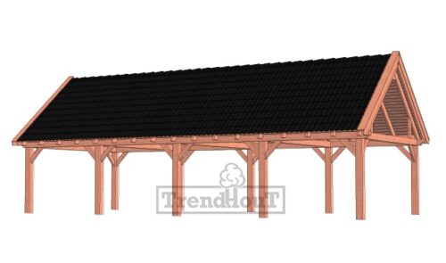Overkapping Zadeldak XXL 1250x595 cm