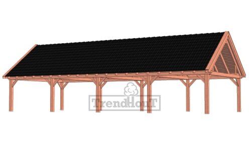 Overkapping Zadeldak XXL 1505x700 cm