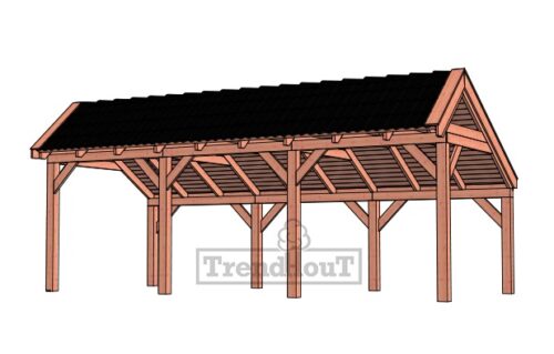 Kapschuur De Stee 740x360 cm