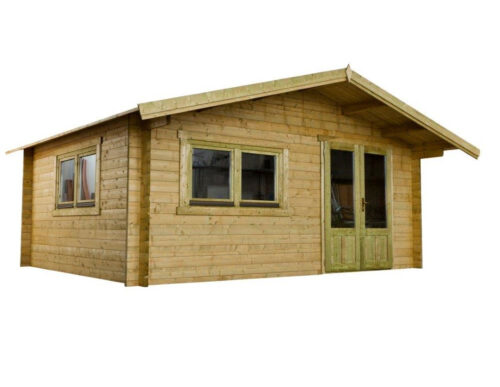 Blokhut 540x440 cm - geïmpregneerd