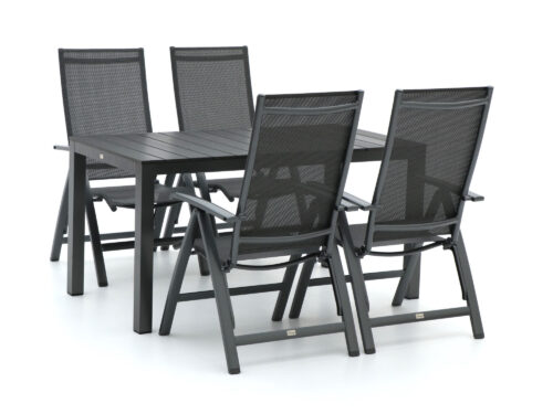 Bellagio Avenza/Fidenza 145cm dining tuinset 5-delig verstelbaar - Laagste prijsgarantie!