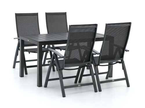 Bellagio Elegance/Fidenza 145cm dining tuinset 5-delig verstelbaar - Laagste prijsgarantie!