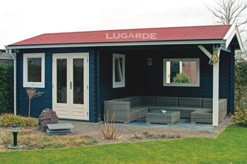 Lugarde Blokhut Riga 44 mm B21 - 320x670 cm