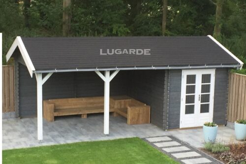 Lugarde Blokhut Ann (met overkapping) B29 - 700x350 cm