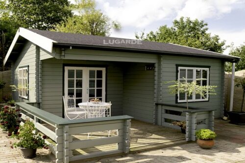 Lugarde Blokhut Berber (met overkapping) B33 - 500x500 cm