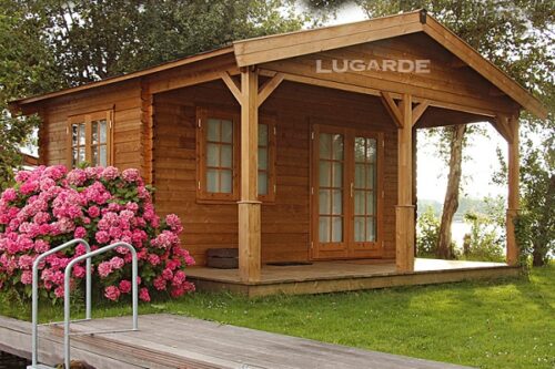 Lugarde Blokhut Bibi (met overkapping) B34 - 500x500 cm