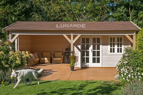 Lugarde Blokhut Bliss (met overkapping) B39 - 800x400 cm