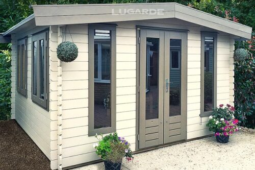 Lugarde Blokhut York 28mm B4 - 380x380 cm