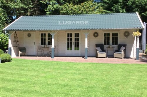 Lugarde Blokhut Daimy (met overkapping) B57 - 950x500 cm