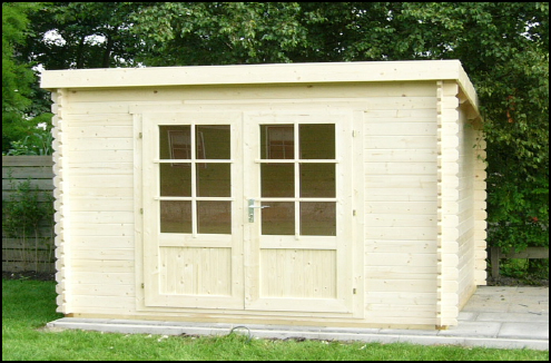 Blokhut 3020L 300x200 cm - geïmpregneerd