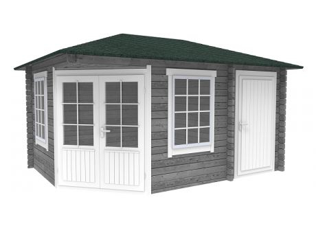 Blokhut 4355 300x440 cm - gecoat