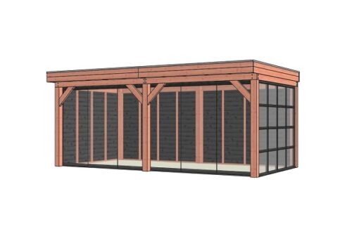 Buitenverblijf Refter XL 600x340 cm - Combinatie 1