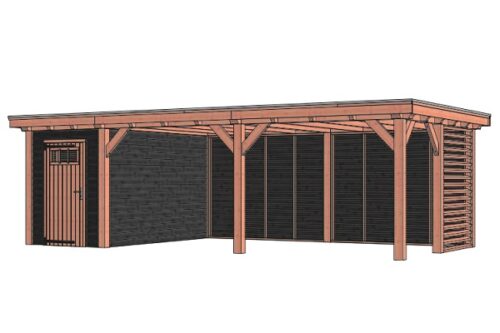 Buitenverblijf Siena 890x415 cm - Combinatie 1