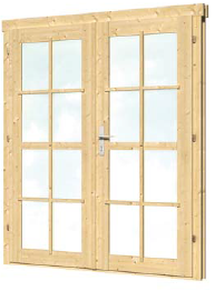 Dubbele deur DL8 B159xH188cm