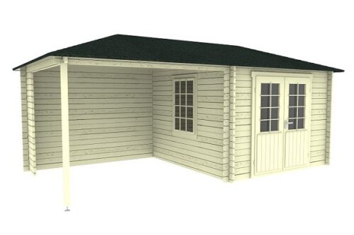 Blokhut 3030Z 576x300 cm - gecoat