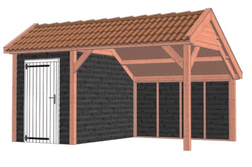 Kapschuur De Deel 505x340 cm - Combinatie 1