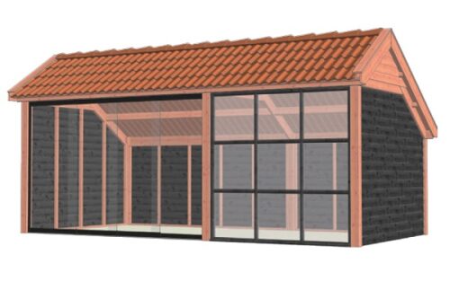 Kapschuur De Deel 630x340 cm - Combinatie 1