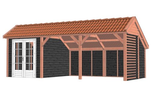 Kapschuur De Deel 750x340 cm - Combinatie 1