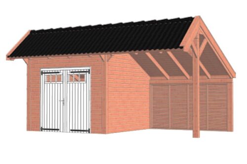 Kapschuur De Heerd 600x425 cm - Combinatie 1